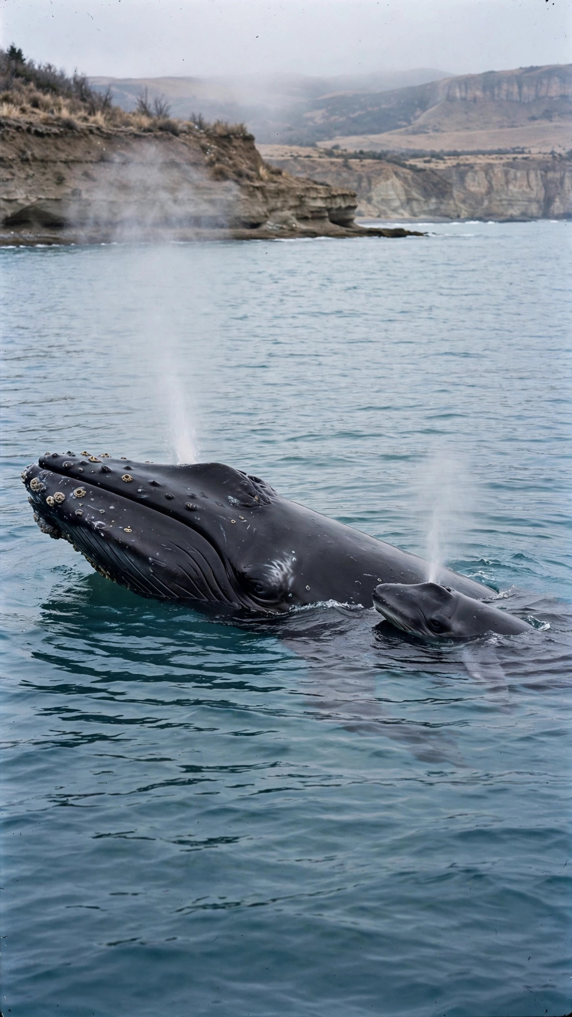 Watch Right Whale Mothers and Calves in Patagonia